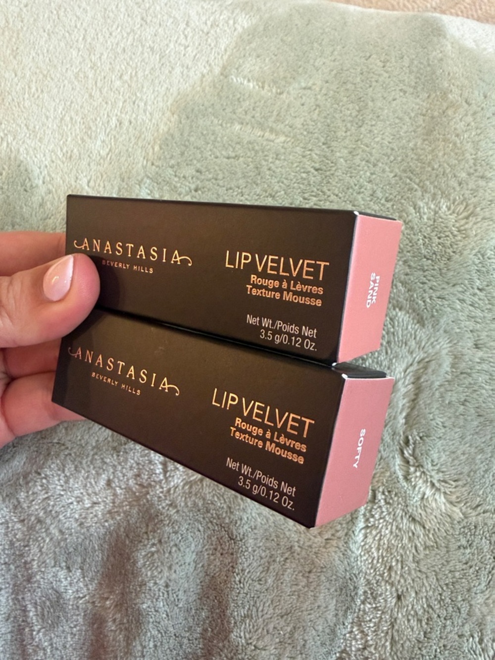 Anastasia Beverly Hills Lip Velvet Mousse Liquid Lipstick - Softy & Pink Sand